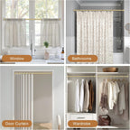 AIZESI Gold Tension Curtain Rod 30-63In 1PCS,Adjustable Spring Tension Rod