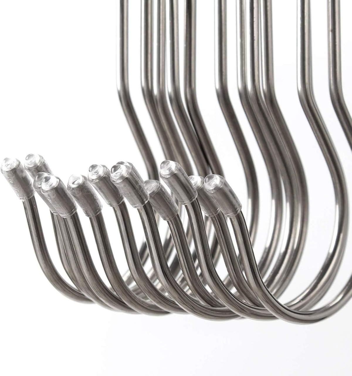 12 Pack 7.9 Inch Extra Long Shower Curtain Hooks for Hanging