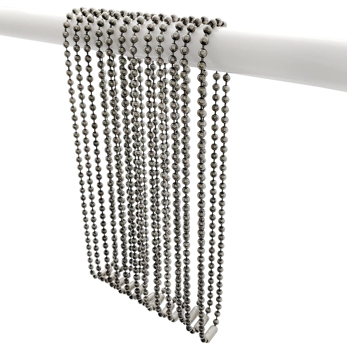 Shower Curtain Hooks Long Size 27inch/70cm, Shower Curtain Rings 12pcs, spa-Quality Look, Stainless Steel