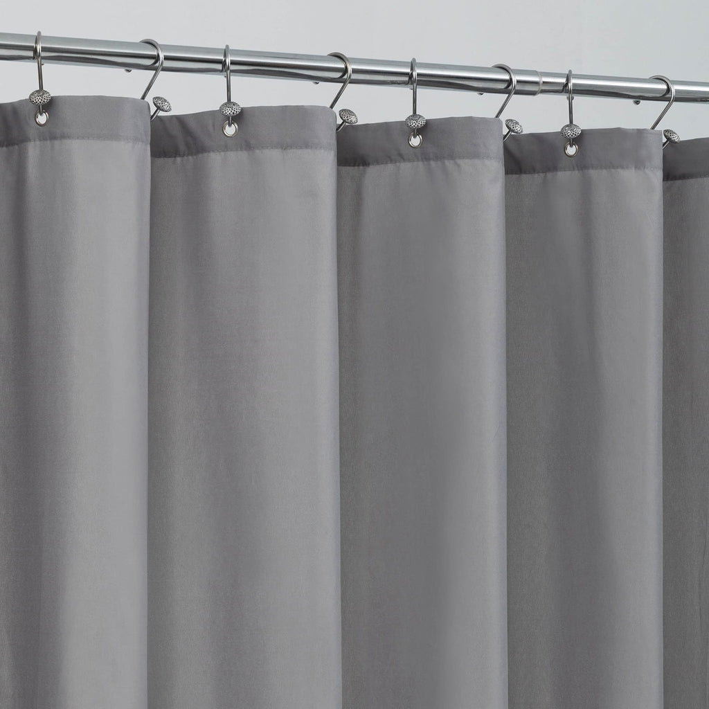 ALYVIA SPRING Waterproof Fabric Shower Curtain or Liner White, 72x72