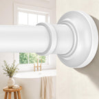 Black Long Curtain Rod Tension Shower Curtain Rods 30 to 120 inch