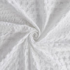 Madison Park Arlo Shower Curtain for Bathroom, 72 x 72, White
