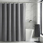 Waterproof Fabric Shower Curtain Liner, TPU Coated, PEVA-Free & Odorless, Hotel Quality, 3 Magnets, Rust-Proof Metal Grommets, Machine Washable, White, 72x72 Inch