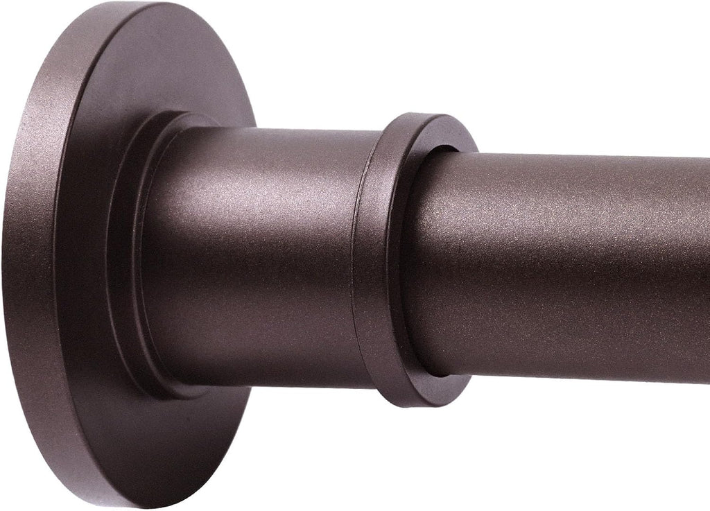 BRIOFOX Shower Curtain Rod Adjustable 18-78 Inch, No Drilling Non Slip Stainless Steel Spring Tension Curtain Rod for Window or Bathroom, Bronze
