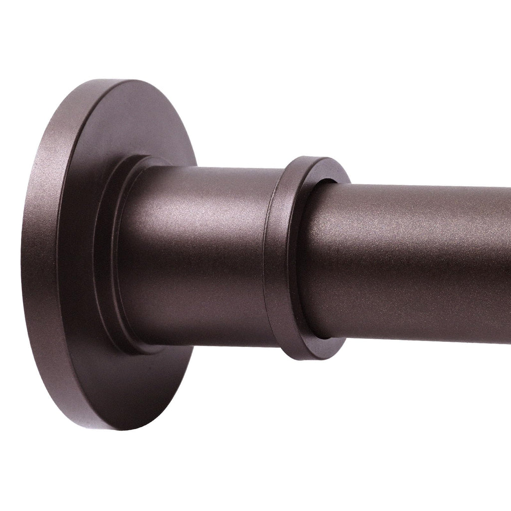 BRIOFOX Shower Curtain Rod Adjustable 18-78 Inch, No Drilling Non Slip Stainless Steel Spring Tension Curtain Rod for Window or Bathroom, Bronze
