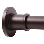 BRIOFOX Shower Curtain Rod Adjustable 18-78 Inch, No Drilling Non Slip Stainless Steel Spring Tension Curtain Rod for Window or Bathroom, Bronze