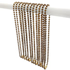 Shower Curtain Hooks Long Size 27inch/70cm, Shower Curtain Rings 12pcs, spa-Quality Look, Stainless Steel