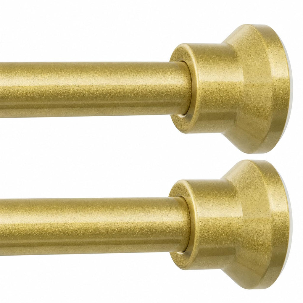 Chrsouly Shower Curtain Rod, 31-76 Inch Adjustable Tension Shower Rod