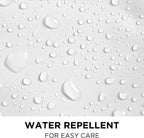 Hookless® It’s A Snap!® PEVA Snap-In Shower Curtain Liner, Water-Repellant, Easy Install, Frost White Color