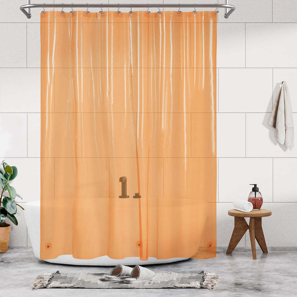 Barossa Design Oeko-tex Certified Shower Curtain Liner Standard Size, Clear