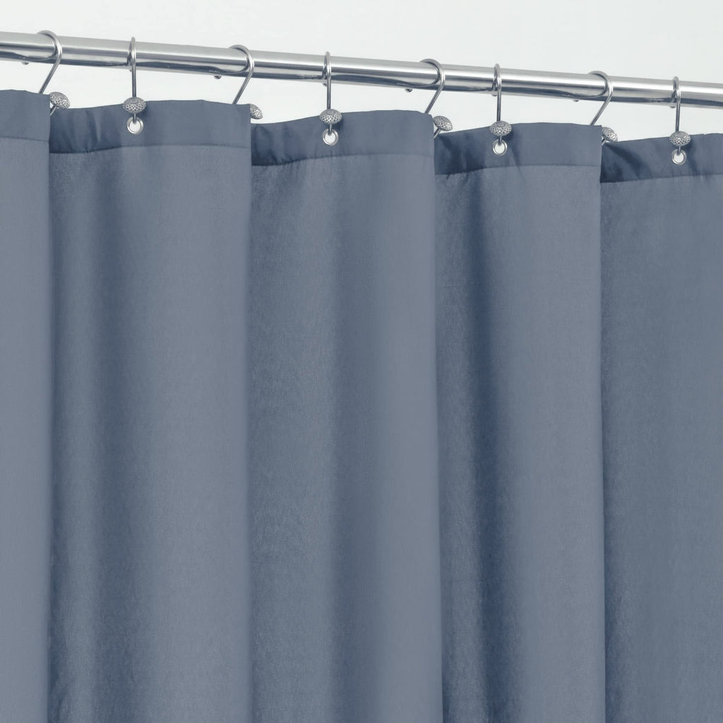 ALYVIA SPRING Waterproof Fabric Shower Curtain or Liner White, 72x72
