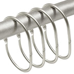 Shower Curtain Hooks Rings - ELWEY Shower Curtain Hooks Rust Proof
