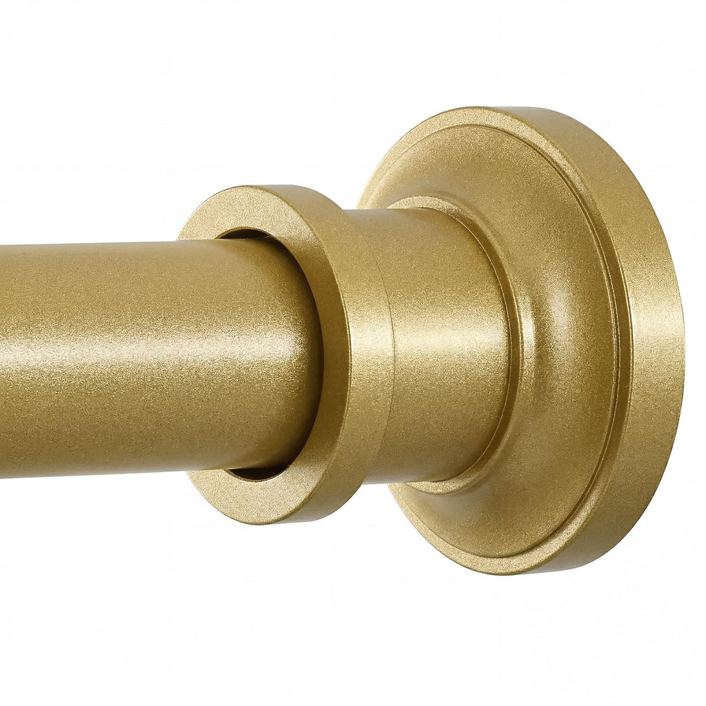 BRIOFOX Bronze Tension Curtain Rod 24 to 78 Inch(2-6.5ft) - Spring Tension Shower Curtain Rod, No Drilling Oil Rubbed Bronze Tension Rod for Curtains Windows