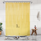 Barossa Design 48 inch Wide Stall Shower Curtain Liner with Magnets, Clear