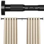 AIZESI 41-144 Inch Heavy Duty Tension Curtain Rod - No Drilling, Adjustable