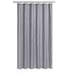 N&Y HOME Fabric Small Stall Shower Curtain Liner Extra Long 36x84, White