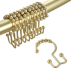 TOPROD Shower Curtain Hooks Rings Shower Curtain Hangers for Bathroom Hooks
