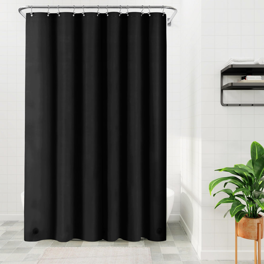 Barossa Design Oeko-tex Certified Shower Curtain Liner Standard Size, Clear