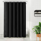 Barossa Design 48 inch Wide Stall Shower Curtain Liner with Magnets, Clear