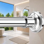 Outdoor Tension Rods No Drilling Long Shower Curtain Rod 30-120 Inch