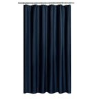 N&Y HOME Fabric Small Stall Shower Curtain Liner Extra Long 36x84, White