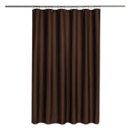 N&Y HOME Fabric Small Stall Shower Curtain Liner Extra Long 36x84, White