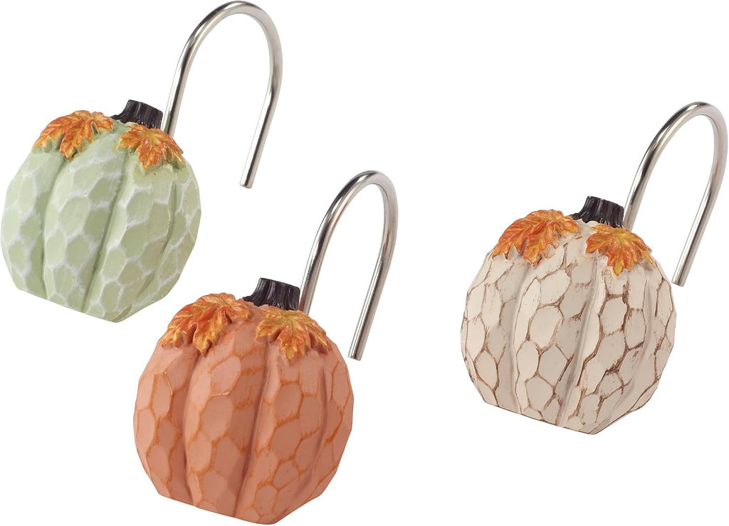 Avanti Linens - Shower Curtain Hooks, 12 Pack, Durable, Easy Hanging