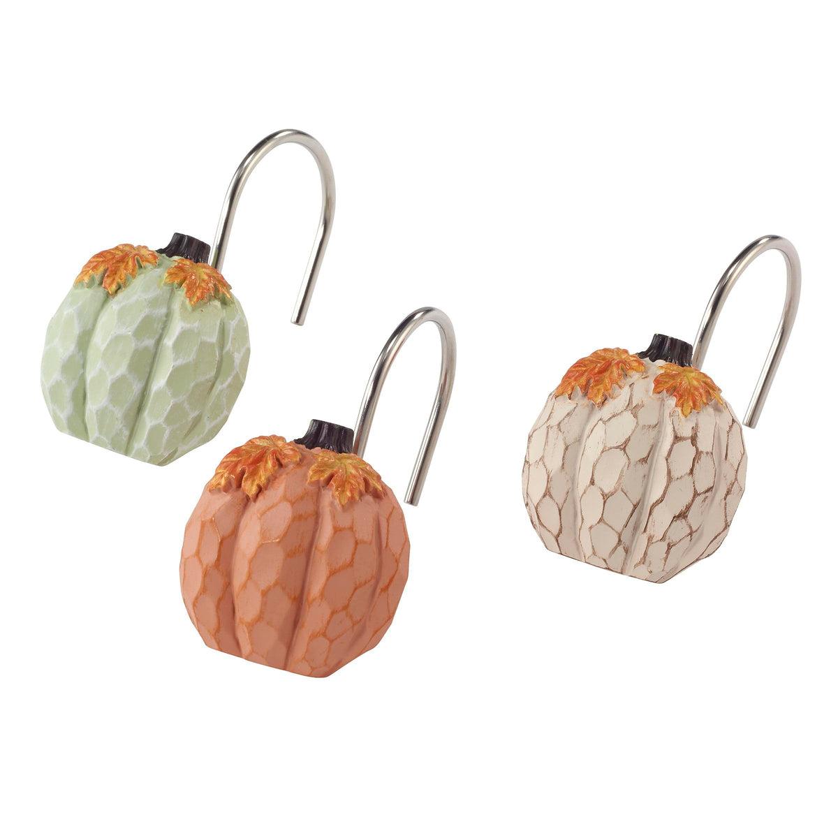 Avanti Linens - Shower Curtain Hooks, 12 Pack, Durable, Easy Hanging
