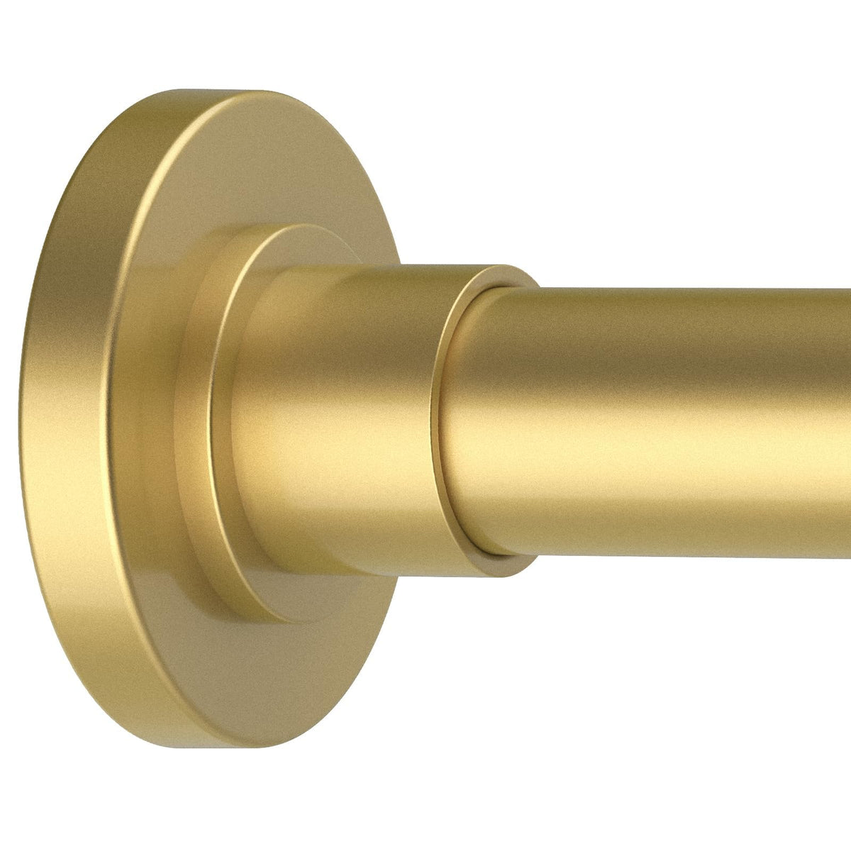 GXOACKJ Brushed Nickel Shower Curtain Rods - 31-80 Inch Spring Tension Shower Rods for Bathroom, Adjustable, No Drilling, No Rust, Stainless Steel