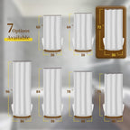 Barossa Design Narrow Stall Shower Curtain Waffle Weave 36x72, White