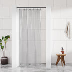 Barossa Design Oeko-tex Certified Shower Curtain Liner Standard Size, Clear