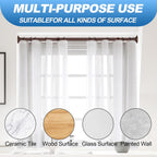 CorkLatta Bronze Shower Curtain Rod 31 to 80 Inch,1 Inch Diameter Adjustable Spring Tension Stainless Steel Telescoping Rod,Easy Install,No Rust