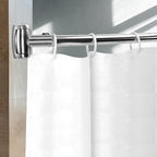 Chrsouly Curved Shower Curtain Rod, Heavy Duty, Adjustable 42-72 inch