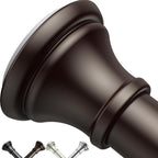 Oil Rubbed Bronze Tension Shower Curtain Rod – Adjustable 18-79 Inches, Fits 20-78 Inch Spaces (Ideal for 72" Wide Bathrooms), Rust Resistance Adjustable Durable Spring No Drilling