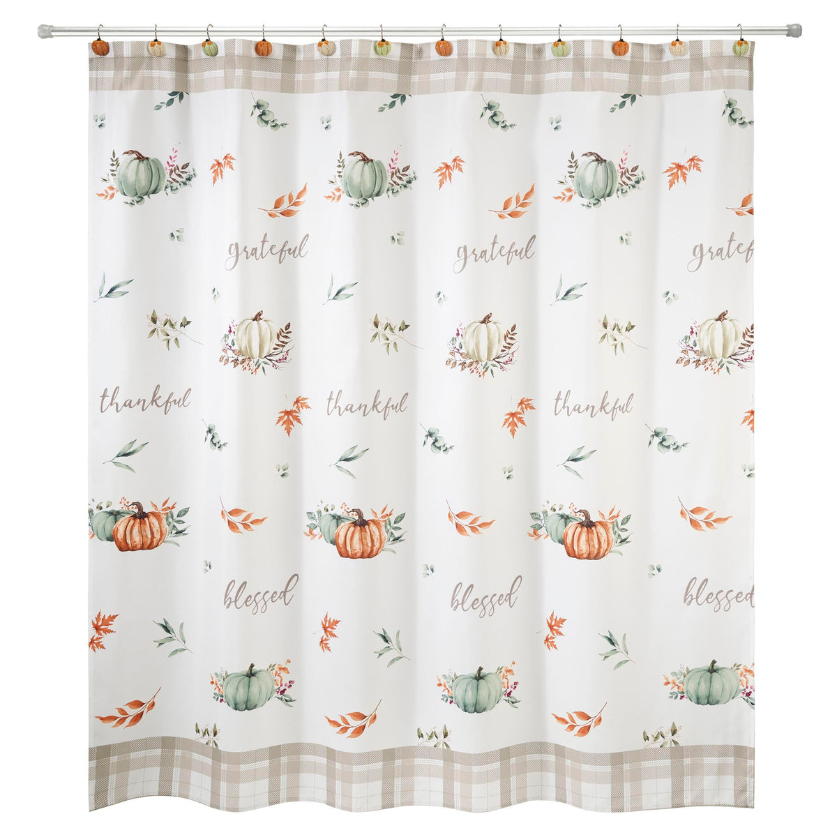 Avanti Linens - Shower Curtain Hooks, 12 Pack, Durable, Easy Hanging