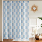 Ohocut Checkered Shower Curtain, Sage Green Shower Curtains for Bathroom, Cute Retro Checkboard Shower Curtain Vintage Aesthetic, Washable Fabric Bath Curtain 72''x72''