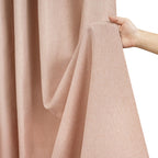 Seenus Natural Sage Green Linen Look Fabric Shower Curtain, Heavy Duty Faux Linen Textured Shower Curtain Water-Resistant, 72 x 72 Inch Soothing Forest Green Farmhouse Bathroom Decor Shower Curtains