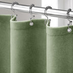 Linen Shower Curtain Beige Boho Cream Natural Cloth 72" W x 72" L