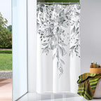 Gibelle Sage Green Eucalyptus Shower Curtain, Floral Print, 72x72