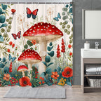 Funny Japanese Cat Funky Anime Japan Bathroom Shower Curtain, 72x72