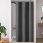 Madison Park Spa Waffle Shower Curtain for Bathroom, 72 x 72, Grey