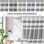 Madison Park Spa Waffle Shower Curtain for Bathroom, 72 x 72, Grey