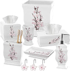 Creative Scents Vanda Shower Curtain Hooks Decorative | Set of 12