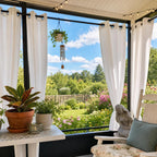 Outdoor Tension Rods No Drilling Long Shower Curtain Rod 30-120 Inch