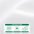Fabric Shower Curtain Liner 60x72 Inch-White Standard Size Shower Liners