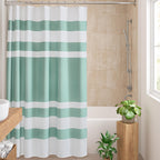 Madison Park Spa Waffle Shower Curtain for Bathroom, 72 x 72, Grey