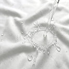 Waterproof Fabric Shower Curtain Liner, TPU Coated, PEVA-Free & Odorless, Hotel Quality, 3 Magnets, Rust-Proof Metal Grommets, Machine Washable, White, 72x72 Inch