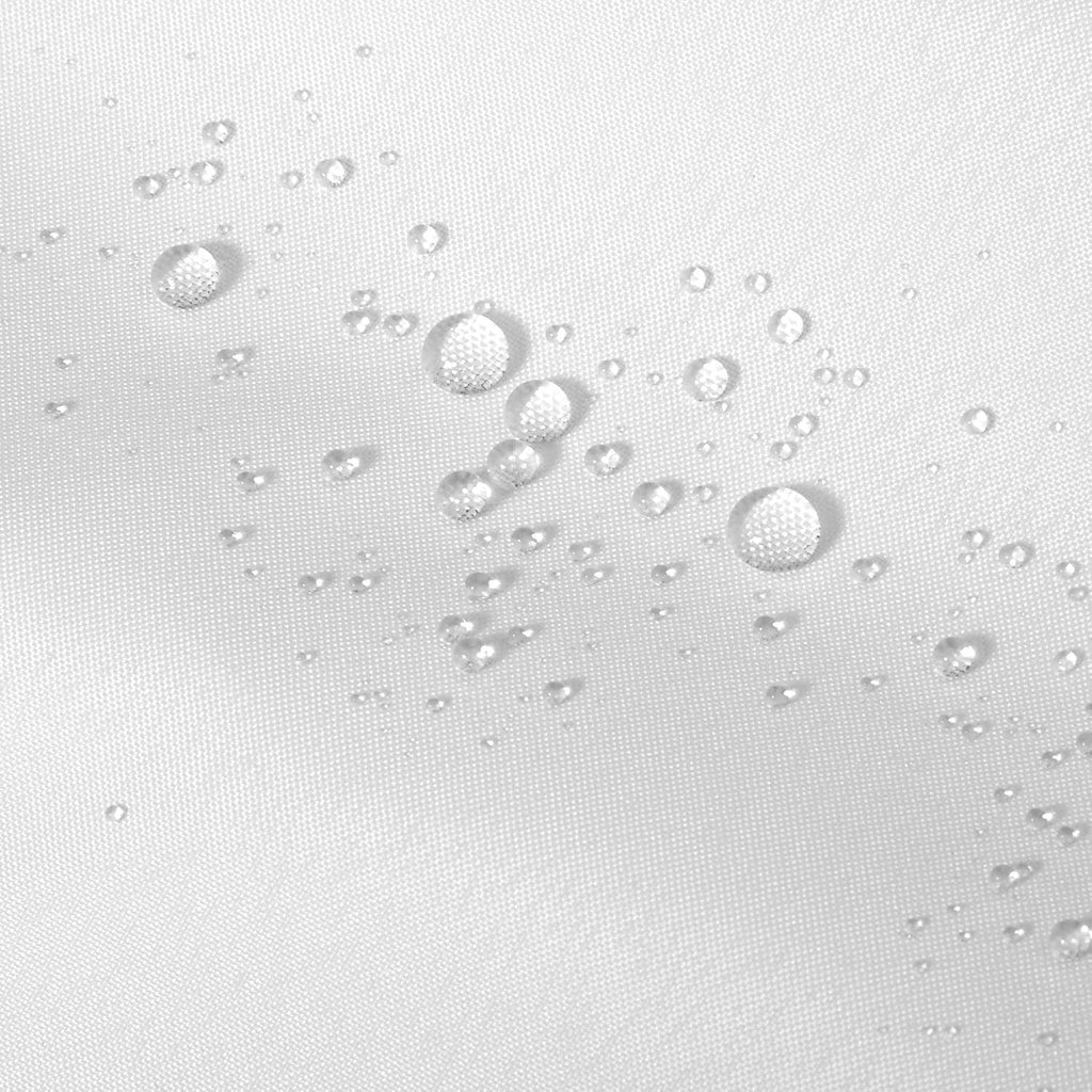 ALYVIA SPRING Waterproof Fabric Shower Curtain or Liner White, 72x72