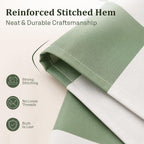 Ohocut Checkered Shower Curtain, Sage Green Shower Curtains for Bathroom, Cute Retro Checkboard Shower Curtain Vintage Aesthetic, Washable Fabric Bath Curtain 72''x72''