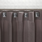 Creative Scents Silver Shower Curtain Hooks Decorative | Set of 12
